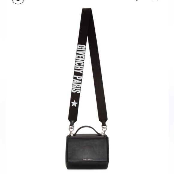 Authentic Givenchy Black Leather Top Handle Crossbody Mini Bag - Picture 3 of 17